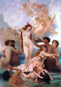 Pictured: The Birth of Venus by William Adolphe Bouguereau 